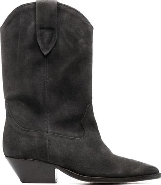 Isabel Marant Faded Black Duerto Laarzen - Dames - Cowboylaarzen - Zwart - 36 EU - Schoenen