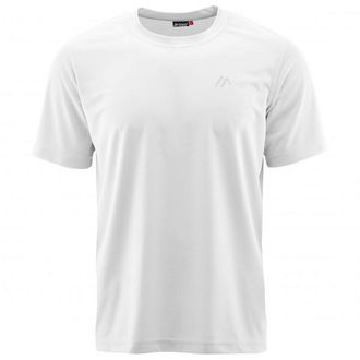 Maier Sports Walter T-Shirt f&uuml;r Herren | wei&szlig;/grau