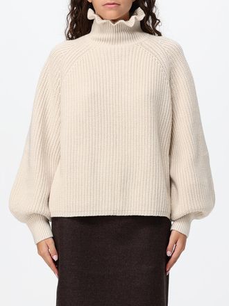 Max Mara Wool and Cashmere Turtleneck Jumper with Balloon Sleeves