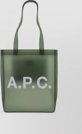 A.P.C. na thermoplastic polyurethane tote bag