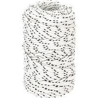 OEM Cuerda Trenzada Para Embarcaciones, Blanca, 2 Mm X 250 M, Poli&eacute;ster - Crezuo