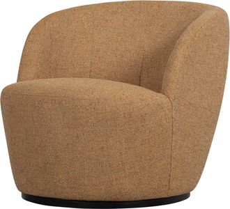 De Eekhoorn Drehbarer Design Sessel Serro, Melange Burgund