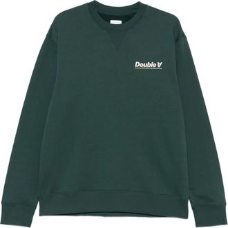 Wood Wood Felpa con logo WWJames - Verde