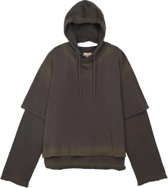 Camperlab Felpa doppio strato con cappuccio - Nero