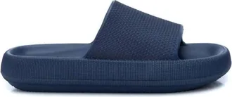 Xti Mens Basic Flat Slides In Navy