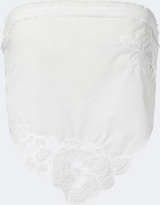 Sir. Klara embroidered cotton scarf