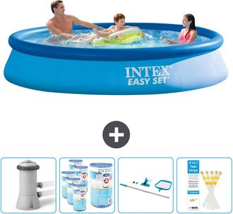 Intex Piscina Easy Set Redonda - 366x76 Cm - 7-piezas Scb94