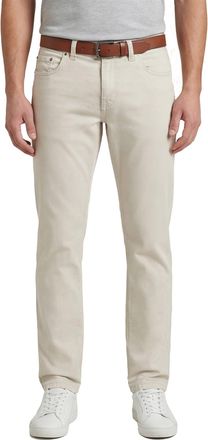 Gardeur pantalon beige effen 5 pocket
