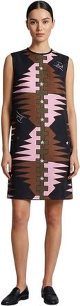 Pucci Multicolor Round Neck Mini Dress