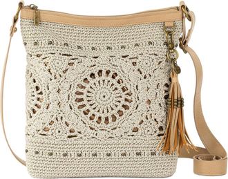 The Sak Lucia Crossbody Leather Bag in Natural Medallion at Nordstrom