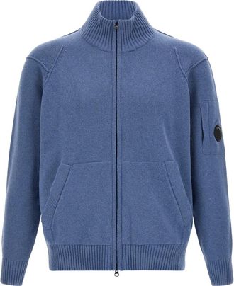 C.P. Company C.p. Company - Zip Cardigan - Heren - Truien - Blauw - Maat: 2XL Wol
