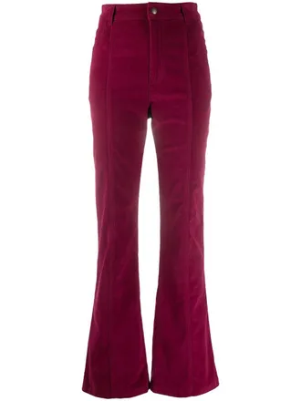 Philosophy di Lorenzo Serafini Pantaloni a vita alta svasati - Rosa