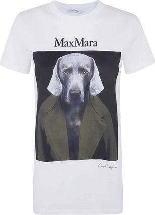 Max Mara Mujer, Camisetas, Blanco, Talla: XS