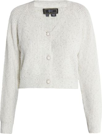 Faina Vest Dames Gebroken wit gem&ecirc;leerd zilver