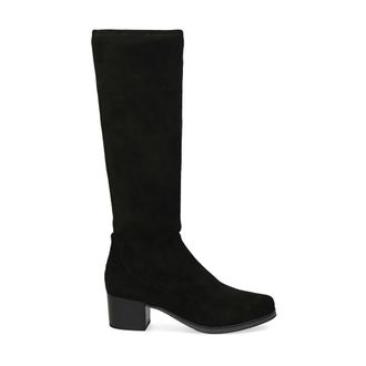 Caprice Lange Laarzen - Dames - Laarzen met Hak - Zwart - 40 1/2 EU - Schoenen