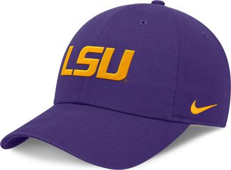 Nike LSU Classic Club Nike Mens College Adjustable Hat in Purple | NC0151LLSN-HAP