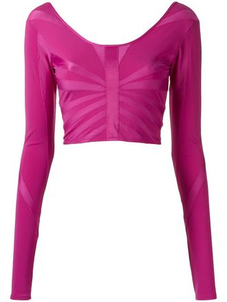Amir Slama cropped bikini top - Pink