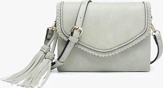 Jen & Co. Womens Sloane Crossbody Bag In Light Sage