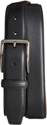 Nordstrom Tarek Leather Belt in Black at Nordstrom, Size 40