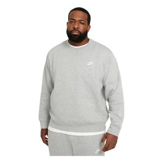 Nike Club Fleece Crew - Heren - Sport - Grijs - Maat: XL Fleece