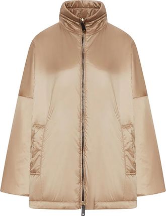 Max Mara Giacca con zip a collo alto - Toni neutri