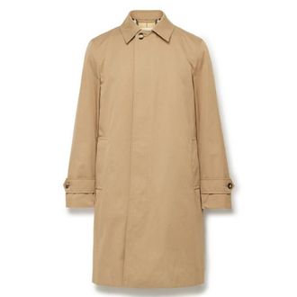 Burberry Cotton Gabardine Car Coat, Brand Size 46 ( US Size 36 )