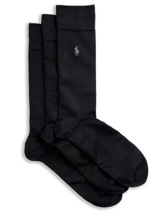 Polo Ralph Lauren 3-pk Supersoft Crew Socks in Black at Nordstrom, Size 1X Big