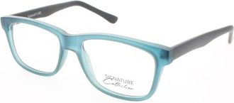 Signature Ladies Blue Rectangular Eyeglass Frames S7004BLUE49