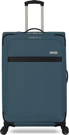 WALLYBAGS Stratford Softside 29 Large Checked Spinner Luggage in Teal at Nordstrom
