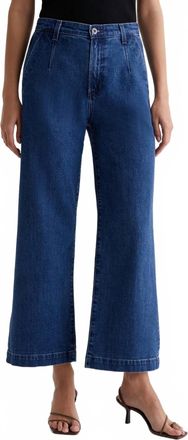 AG - Adriano Goldschmied Womens Daneel Wide Leg Cropped Jeans In Midsommar