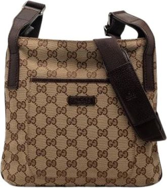 Gucci Pre-owned Cross Body Bags, female, Beige, Size: ONE SIZE Pre-owned Crossbody Bag