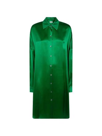 Dries Van Noten Dasia Long Classic Shirt Mini Dress