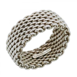 Tiffany & Co. Silver 925 Band Ring (Pre-Owned)