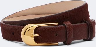 Khaite Dome calf hair belt