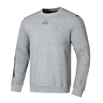 Kappa Heren Teddy Fleece Sweatshirt (Grijs Marl Marl)