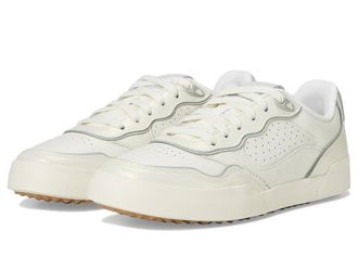 adidas Golf Retrocross 25 Spikeless Golf Shoes Womens Golf Shoes White/Wonder Silver/Gum 4 : 9.5 B - Medium, Leather