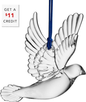 Waterford Dove Of Peace Ornament With $11 Credit