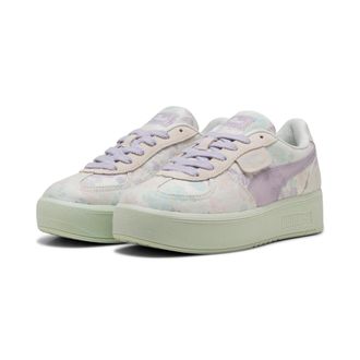 Puma Sneaker PUMA PALERMO ELEVATA SENORITA WNS, Damen, Gr. 40, warm wei&szlig;, sage frost, Textil, mehrfarbig, Schuhe Sneaker