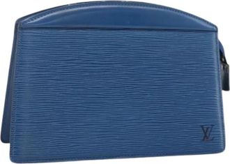 Louis Vuitton Pre-owned Clutches, female, Blue, Size: ONE SIZE Pre-owned Trousse Crete Pouch
