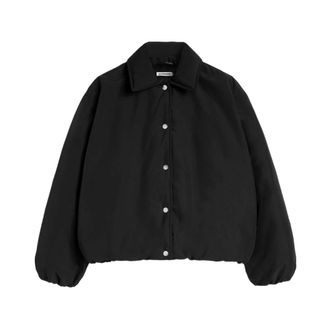Jil Sander Winter Jackets, female, Black, Size: XL Technical Down Blouson