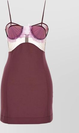 Nensi Dojaka floral explosion bra dress