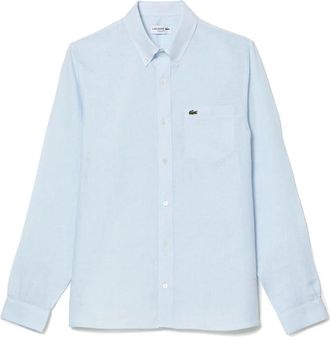 Lacoste Heren, Overhemden, Blauw, Maat: 3XL