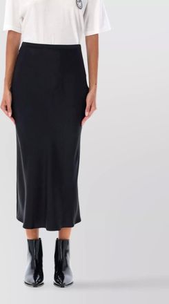 Anine Bing silk high-waisted midi skirt
