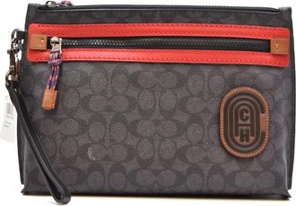 Coach Multicolor Pasjeshouder Portemonnee - Dames - Portefeuilles - Bruin - ONE Size - Accessoires