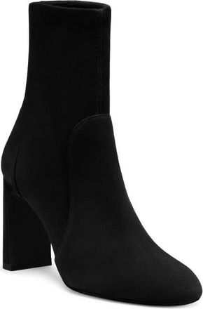 Stuart Weitzman Babette Bootie 85 in Black Suede at Nordstrom, Size 10.5