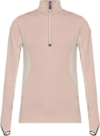 Moncler Top da sci con design color-block - Rosa