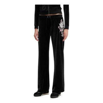 Juicy Couture Pantalones de ch&aacute;ndal Wrap You Up - Trousers - Mujer - Negro - L