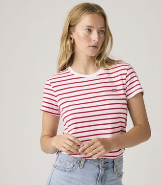 Levi's Perfect Tee - Womens - XS - Red