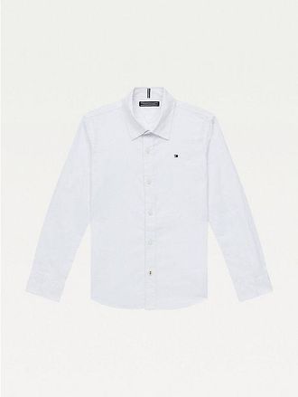 Tommy Hilfiger Overhemd van katoenen stretchpoplin