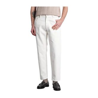 Pantaloni Torino Heren, Jeans, Wit, Maat: W33
